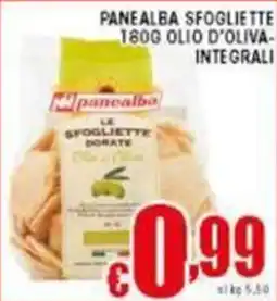 Sacoph Sfogliette dorate olio d'oliva- integrali offerta