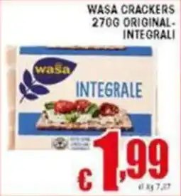 Sacoph Wasa crackers original- integrali offerta