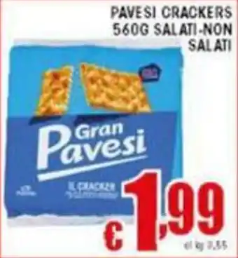 Sacoph Pavesi crackers salati-non salati offerta