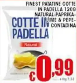 Sacoph Finest patatine cotte in padella natural-paprika- lime & pepe- contadina offerta