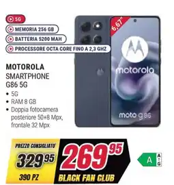 Trony MOTOROLA Smartphone G86 5G offerta