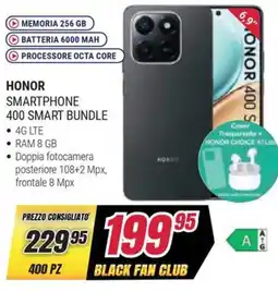 Trony HONOR smartphone 400 smart bundle offerta