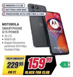 Trony MOTOROLA Smartphone G15 power offerta