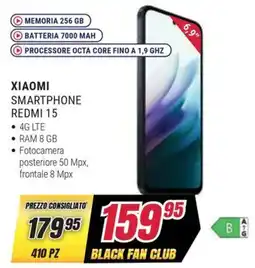 Trony XIAOMI Smartphone redmi 15 offerta