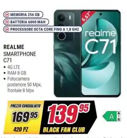 Trony REALME Smartphone C71 offerta
