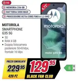 Trony MOTOROLA Smartphone G35 5G offerta