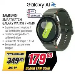 Trony SAMSUNG Smartwatch galaxy watch 7 44MM offerta