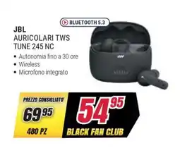 Trony JBL AURICOLARI TWS TUNE 245 NC offerta