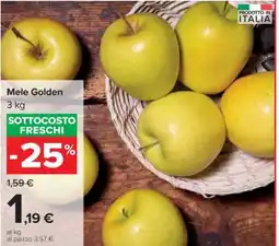 Carrefour Mele Golden offerta