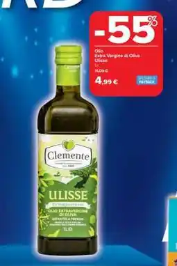 Carrefour Clemente Olio Extra Vergine di Oliva Ulisse offerta