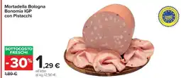 Carrefour Mortadella Bologna Bonomia IGP con Pistacchi offerta