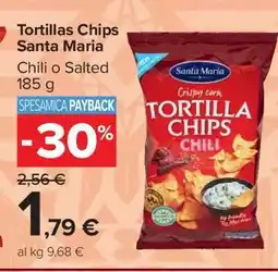 Carrefour Tortillas Chips Santa Maria offerta