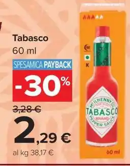 Carrefour Tabasco offerta