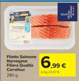 Carrefour Filetto Salmone Norvegese Filiera Qualità Carrefour offerta