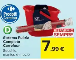 Carrefour Sistema Pulizia Completo Carrefour offerta