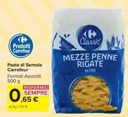 Carrefour Pasta di Semola Carrefour offerta