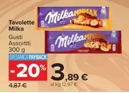 Carrefour Tavolette Milka offerta