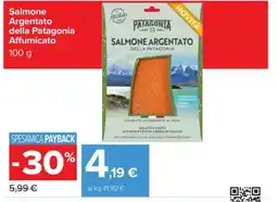 Carrefour Salmone Argentato della Patagonia Affumicato offerta
