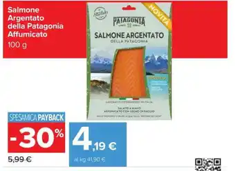 Carrefour Salmone Argentato della Patagonia Affumicato offerta