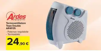 Carrefour Termoventilatore Tepo Double AR4F05 offerta