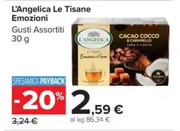 Carrefour L’Angelica Le Tisane Emozioni offerta
