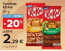 Carrefour Tavolette Kit Kat offerta