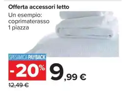 Carrefour Offerta Accessori Letto offerta