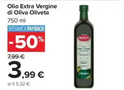 Carrefour Olio Extra Vergine di Oliva Oliveta offerta