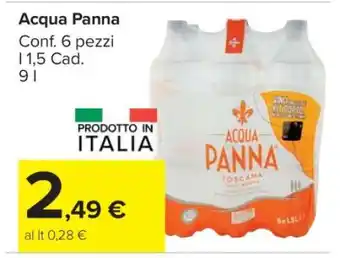 Carrefour Acqua Panna offerta
