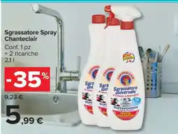 Carrefour Sgrassatore Spray Chanteclair offerta