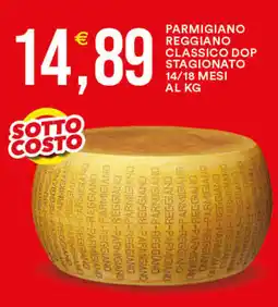 Vantaggio Cash&Carry Parmigiano reggiano classico dop stagionato 14/18 mesi offerta