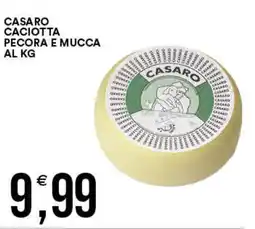 Vantaggio Cash&Carry Casaro caciotta pecora e mucca offerta