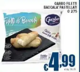 Sacoph Garbo filetti baccala' pastellati offerta