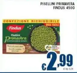 Sacoph Pisellini primavera FINDUS offerta