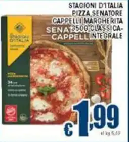 Sacoph Stagioni d'italia pizza senatore cappelli margherita classica-integrale offerta