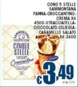 Sacoph Cono 5 stelle SAMMONTANA offerta