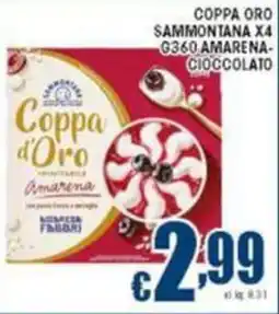 Sacoph Coppa oro sammontana x4 amarena - cioccolato offerta