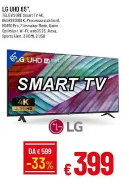 IperFamila LG UHD 65", TELEVISORE Smart TV 4K offerta