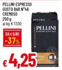 IperFamila Pellini espresso gusto bar n°46 cremoso offerta