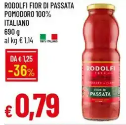 IperFamila Rodolfi fior di passata pomodoro 100% italiano offerta
