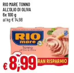 IperFamila Rio mare tonno all'olio di oliva offerta