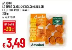 IperFamila Amadori le birbe classiche bocconcini con filetti di pollo panati offerta