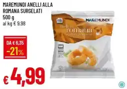 IperFamila Maremundi anelli alla romana surgelati offerta