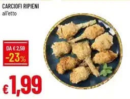 IperFamila Carciofi ripieni offerta