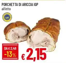 IperFamila Porchetta di ariccia IGP offerta