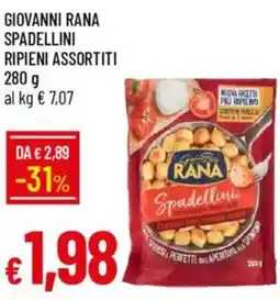 IperFamila Giovanni rana spadellini ripieni offerta