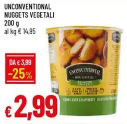 IperFamila Unconventional nuggets vegetali offerta