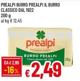 IperFamila Prealpi burro prealpi il burro classico dal 1922 offerta