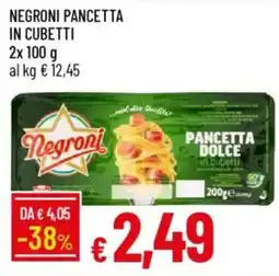 IperFamila Negroni pancetta in cubetti offerta