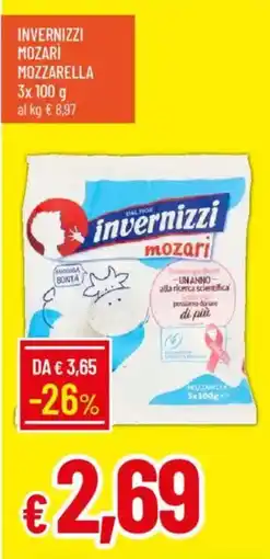 IperFamila Invernizzi mozari mozzarella offerta